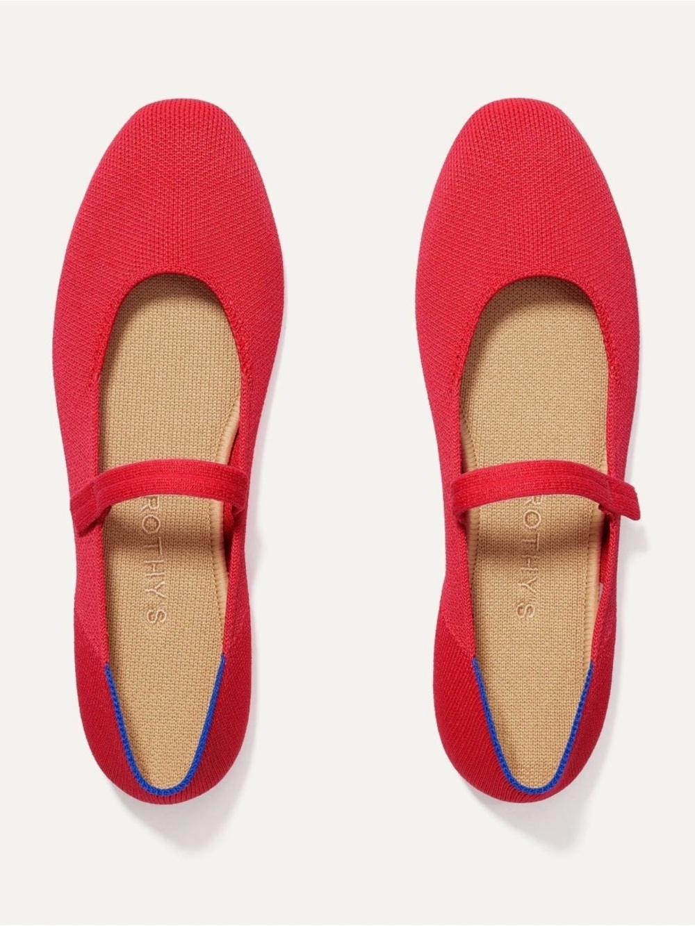 Rothy's Square Mary Jane Ballet Flats